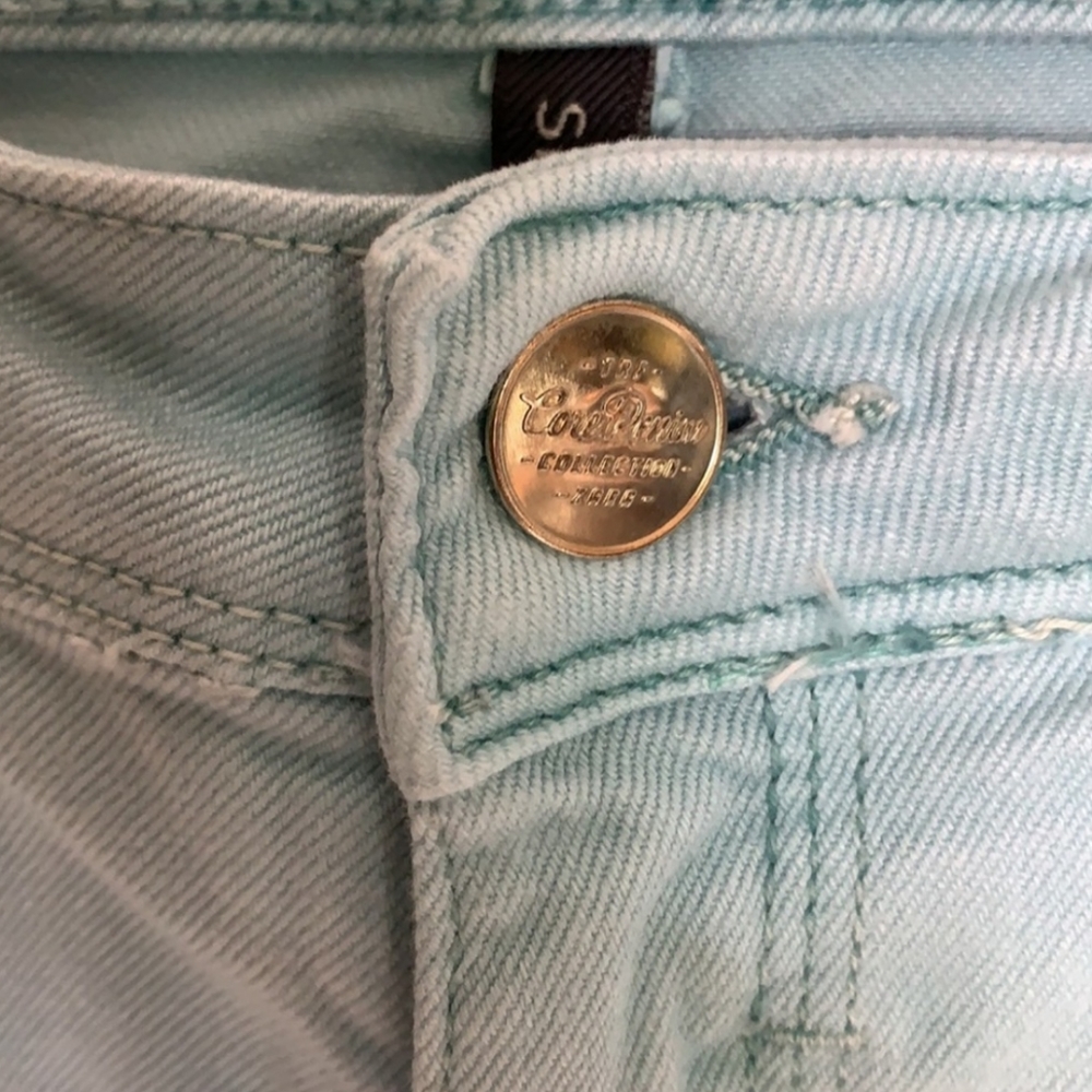 Zara mint green core denim slim fit skinny jeans Size 6 - Picture 5 of 10